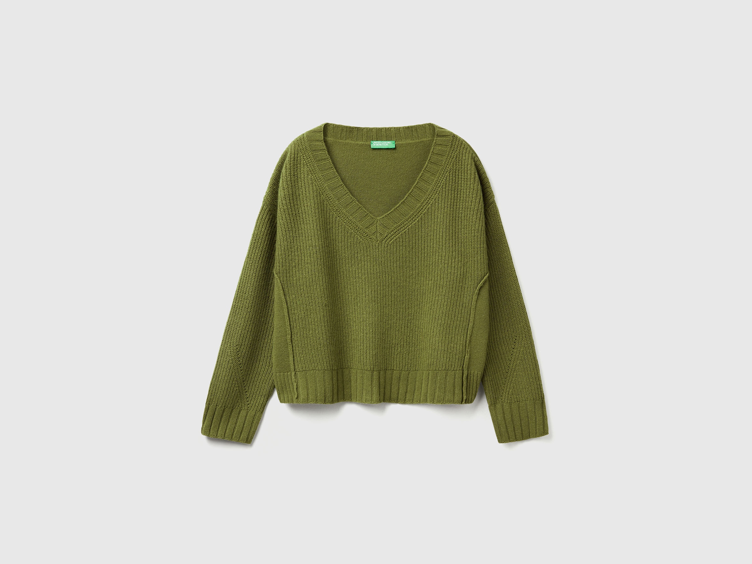 V NECK SWEATER L/S Women image number 5